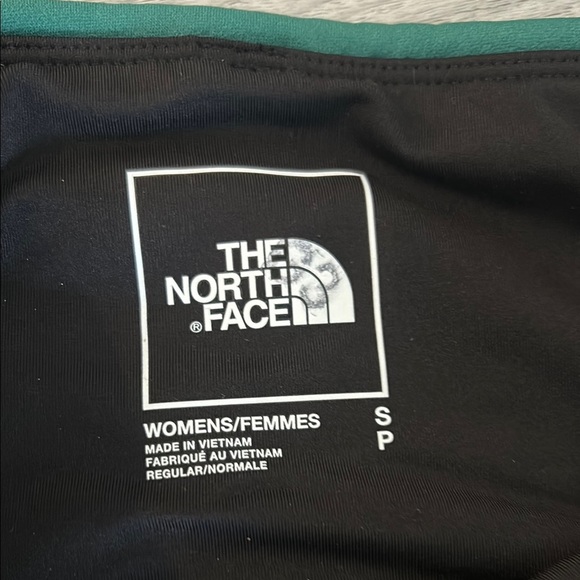 NWOT North Face Womens Steep Tech High Rise Flece Tights/Leggings Green/Black S - Picture 5 of 15